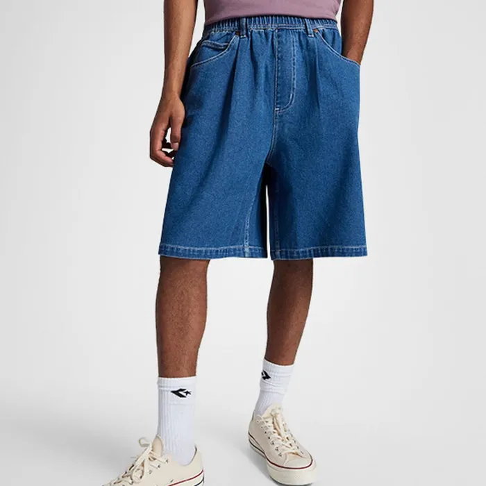 Converse Pants and Shorts Baggy 9034 Denim Shorts Lt Stone Wash 8211 Men