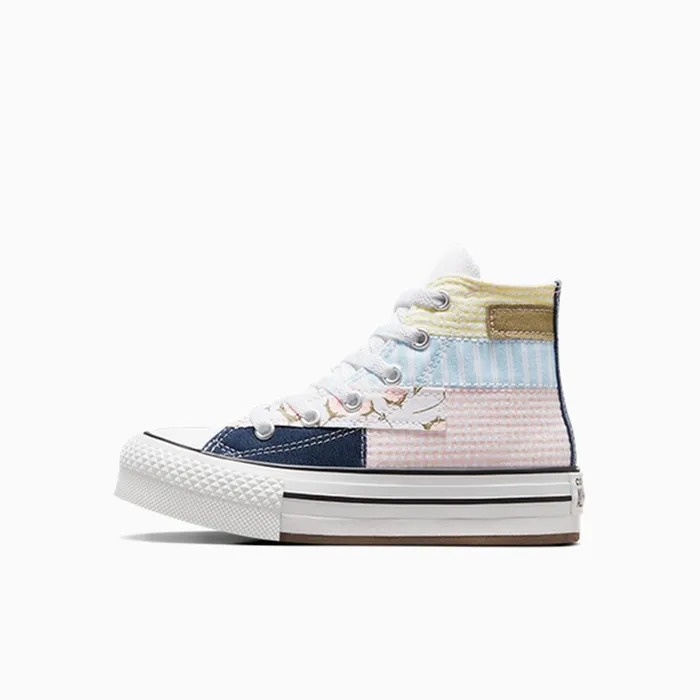 Converse Platforms Chuck Taylor All Star EVA Lift Platform Patchwork Whitedonut Glazetrue Sky 8211 Kids