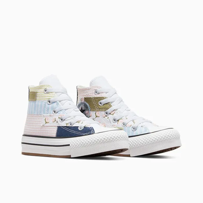 Converse Platforms Chuck Taylor All Star EVA Lift Platform Patchwork Whitedonut Glazetrue Sky 8211 Kids
