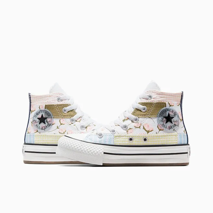Converse Platforms Chuck Taylor All Star EVA Lift Platform Patchwork Whitedonut Glazetrue Sky 8211 Kids