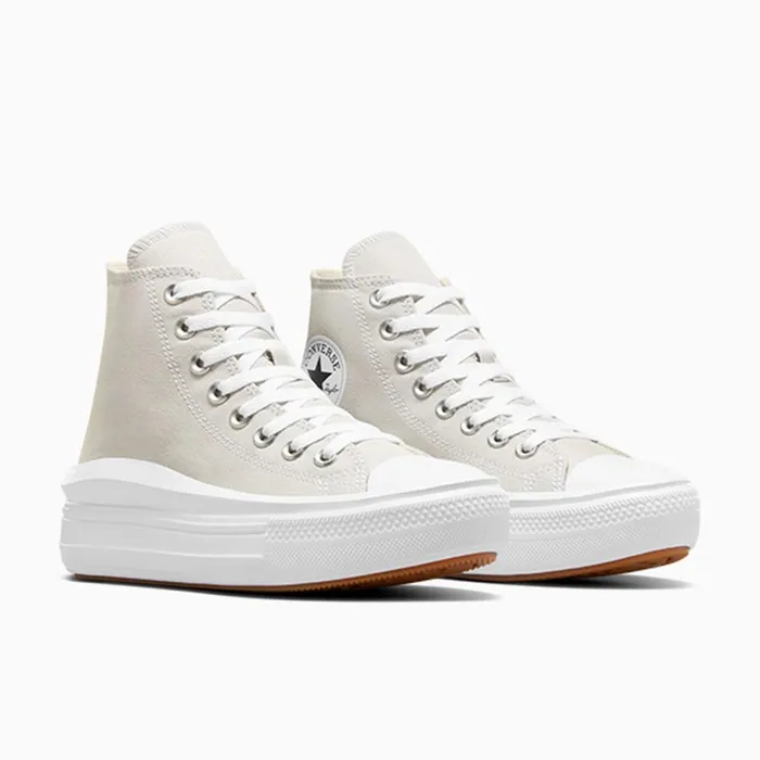 Converse Platforms Chuck Taylor All Star Move Platform Fossilized Greywhiteblack 8211 Women