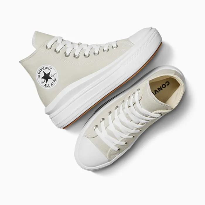 Converse Platforms Chuck Taylor All Star Move Platform Fossilized Greywhiteblack 8211 Women