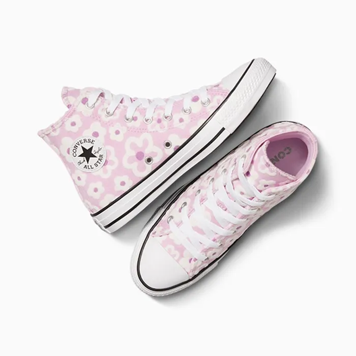 Converse Prints Chuck Taylor All Star Floral Embroidery Stardust Lilacgrape Fizz 8211 Kids
