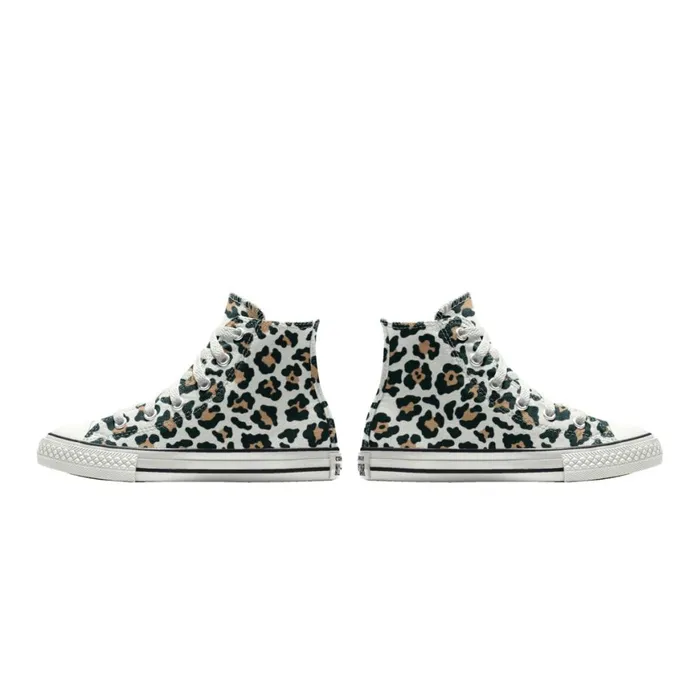 Converse Prints Custom Chuck Taylor All Star By You Leopard 8211 Kids