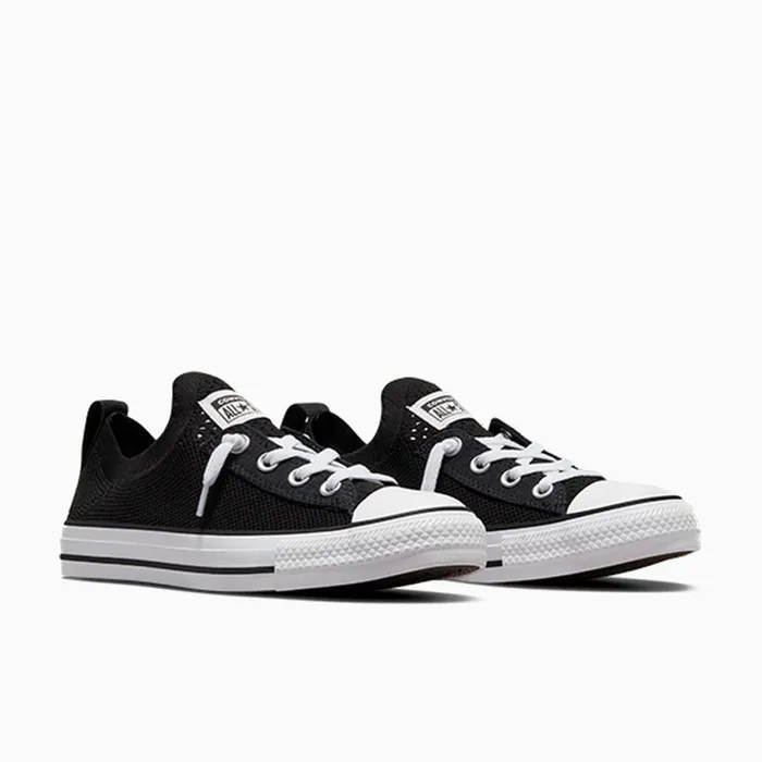 Converse SlipOns Chuck Taylor All Star Shoreline Knit Slip Blackwhiteblack 8211 Women