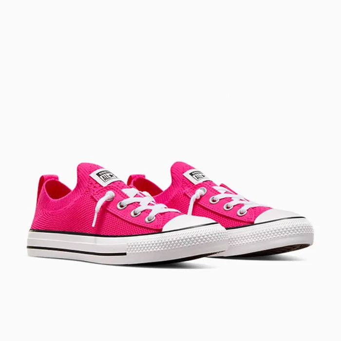 Converse SlipOns Chuck Taylor All Star Shoreline Knit Slip Chaos Fushiawhiteblack 8211 Women