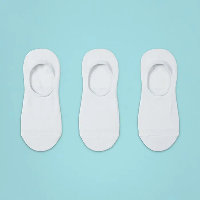 Converse Socks 3Pack Microfiber Nylon Liner Socks White 8211 Women