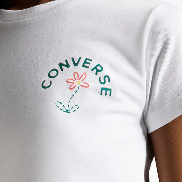 Converse Tops and Shirts Floral Baby TShirt White 8211 Women
