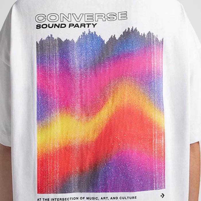 Converse Tops and Shirts Soundwaves TShirt White 8211 Women