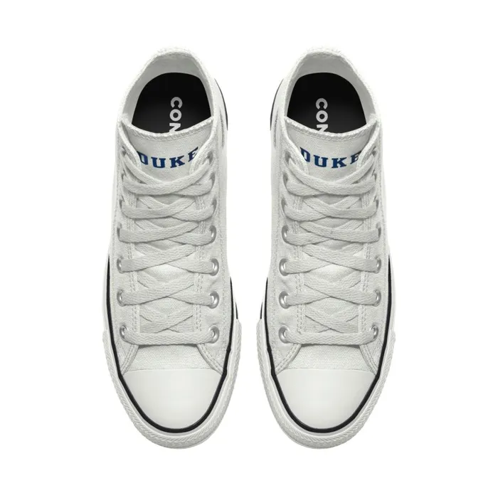 Converse Wide Width Chuck Taylor All Star Duke University High Top Selected Color White 8211 WomenMen