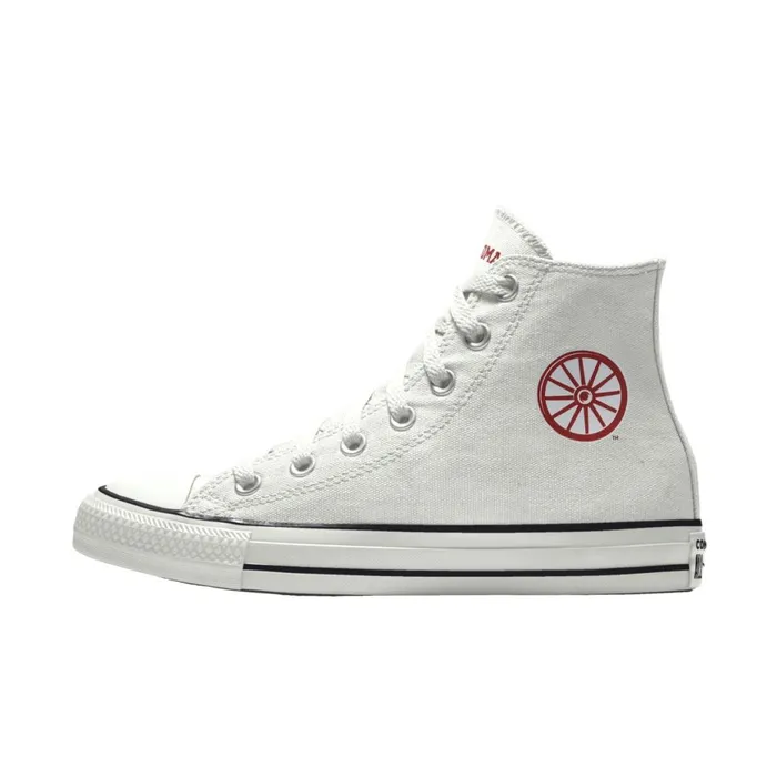 Converse Wide Width Chuck Taylor All Star Oklahoma University High Top Selected Color White 8211 WomenMen Converse Wide Width Chuck Taylor All Star Oklahoma University High Top Selected Color White 8211 WomenMen