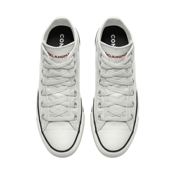 Converse Wide Width Chuck Taylor All Star Oklahoma University High Top Selected Color White 8211 WomenMen