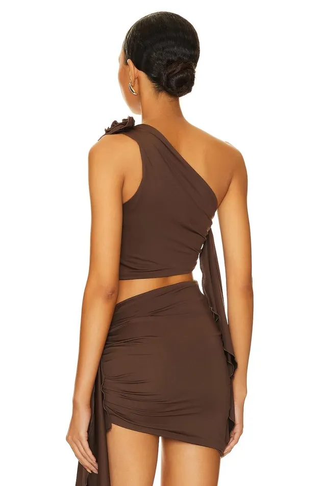 Cordelia Top Chocolate Brown Women Lovers and Friends Tops