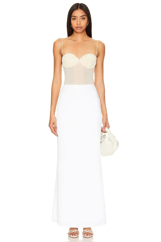 Cosima Maxi Skirt White Women Lovers and Friends Skirts