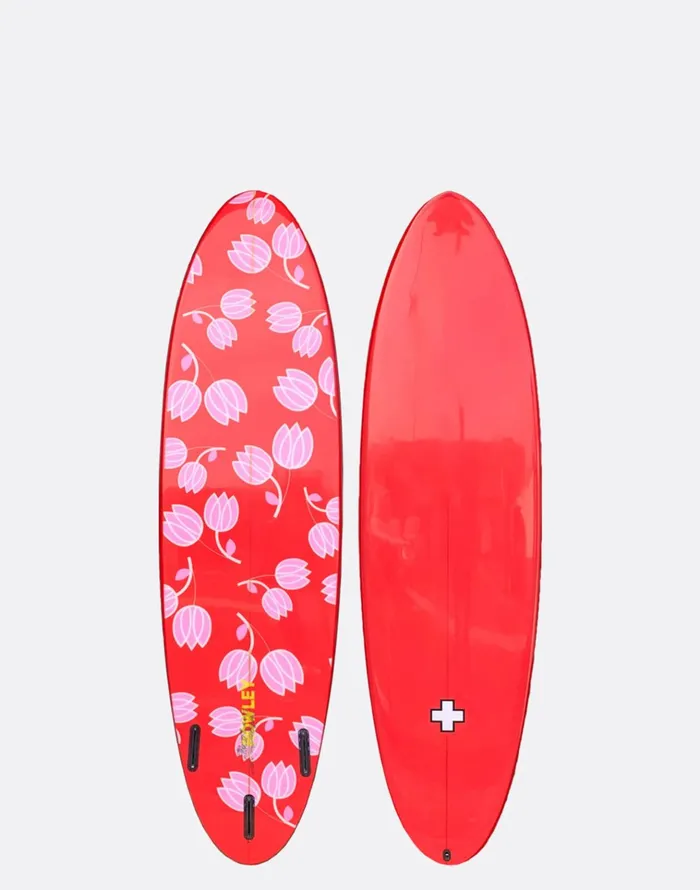 Custom Short Surfboard 8211 Tulips Women Cynthia Rowley Surf and Swim