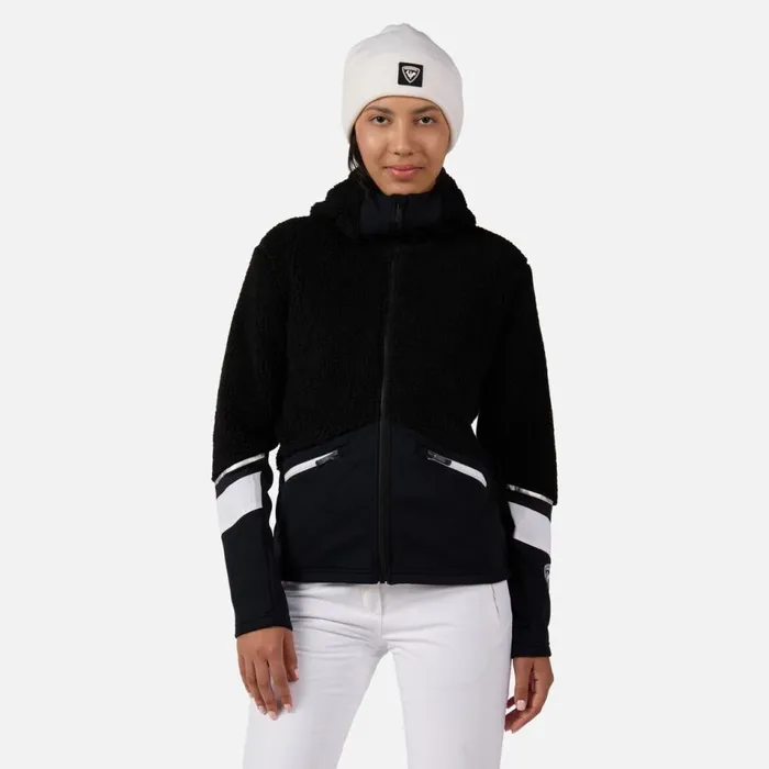 Damen Sweatshirts Und Pullover Rossignol DamenKapuzenfleecejacke Mit Durchgehendem Reiverschluss Wispile Black200 Damen Sweatshirts Und Pullover Rossignol DamenKapuzenfleecejacke Mit Durchgehendem Reiverschluss Wispile Black200