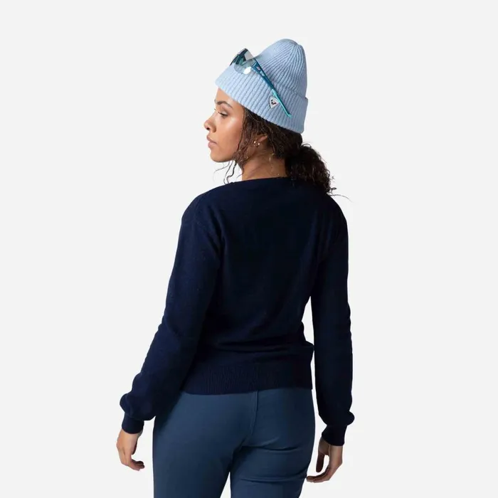 Damen Sweatshirts Und Pullover Rossignol Signature Damenstrickpullover Darknavy715