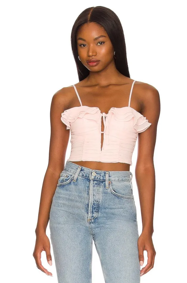 Dawn Top Blush Pink Women Lovers and Friends Tops