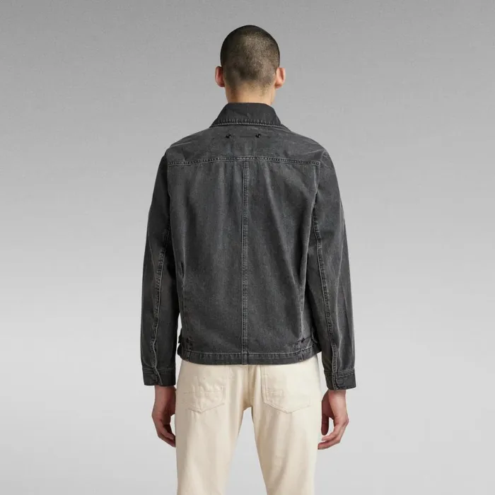 Denim Jackets MenWomen GStar RAW Unisex Flight Combat Jacket Worn In Tin