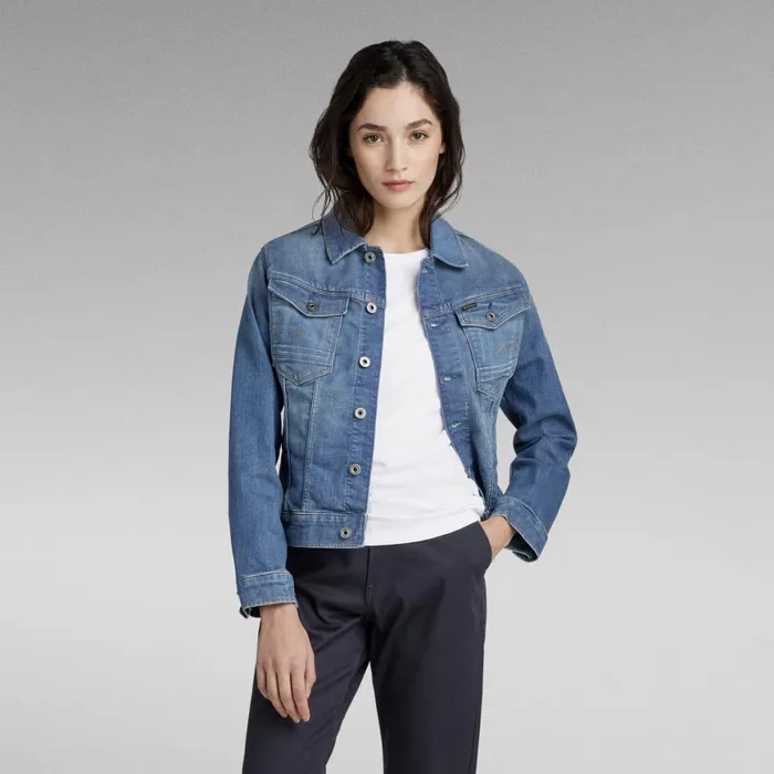 Denim Jackets Women GStar RAW Arc 3D Jacket Vintage Medium Aged