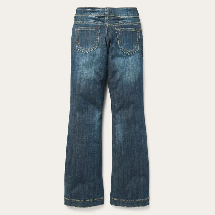 Denim Women Stetson 214 City Trouser Jeans In Medium Wash Blue