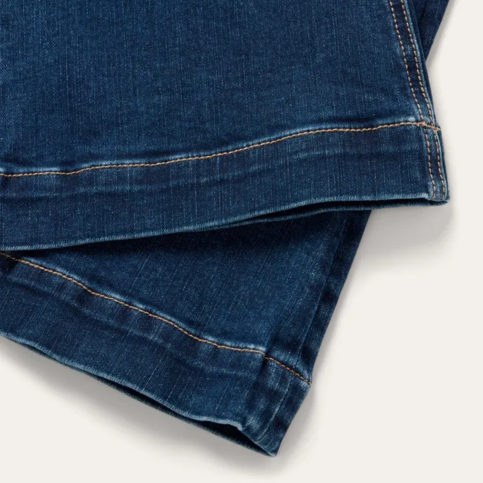 Denim Women Stetson 921 High Rise Flare Jeans Blue