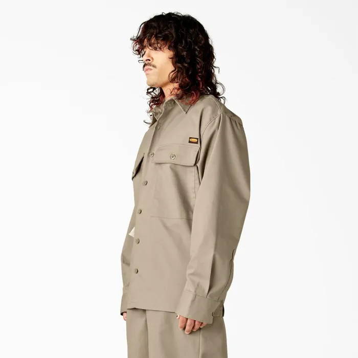 Dickies Button Up Dickies X Willy Chavarria Long Sleeve Work Shirt Desert Sand Desert Sand ds 8211 Men Dickies Button Up Dickies X Willy Chavarria Long Sleeve Work Shirt Desert Sand Desert Sand ds 8211 Men