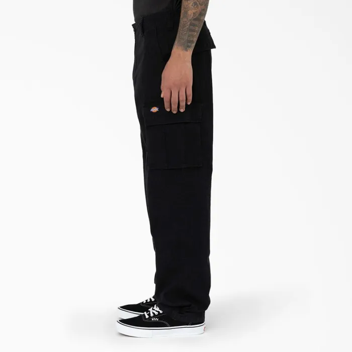 Dickies Cargo Eagle Bend Relaxed Fit Double Knee Cargo Pants Black Black bkx 8211 Men Dickies Cargo Eagle Bend Relaxed Fit Double Knee Cargo Pants Black Black bkx 8211 Men
