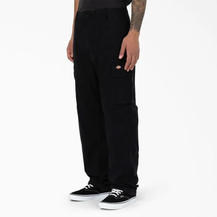 Dickies Cargo Eagle Bend Relaxed Fit Double Knee Cargo Pants Black Black bkx 8211 Men Dickies Cargo Eagle Bend Relaxed Fit Double Knee Cargo Pants Black Black bkx 8211 Men