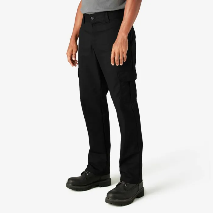 Dickies Cargo FLEX Regular Fit Cargo Pants Black Black bk 8211 Men Dickies Cargo FLEX Regular Fit Cargo Pants Black Black bk 8211 Men
