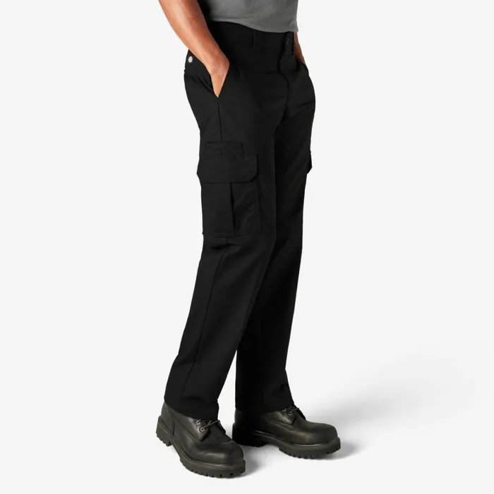 Dickies Cargo FLEX Regular Fit Cargo Pants Black Black bk 8211 Men Dickies Cargo FLEX Regular Fit Cargo Pants Black Black bk 8211 Men