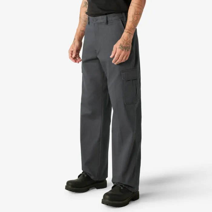 Dickies Cargo Loose Fit Cargo Pants Rinsed Charcoal Gray Rinsed Charcoal Gray rch 8211 Men Dickies Cargo Loose Fit Cargo Pants Rinsed Charcoal Gray Rinsed Charcoal Gray rch 8211 Men