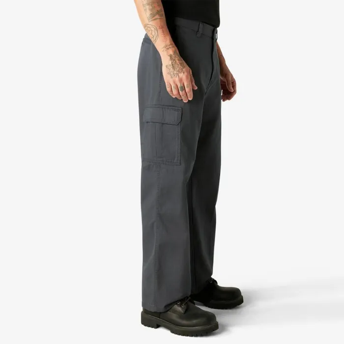 Dickies Cargo Loose Fit Cargo Pants Rinsed Charcoal Gray Rinsed Charcoal Gray rch 8211 Men Dickies Cargo Loose Fit Cargo Pants Rinsed Charcoal Gray Rinsed Charcoal Gray rch 8211 Men
