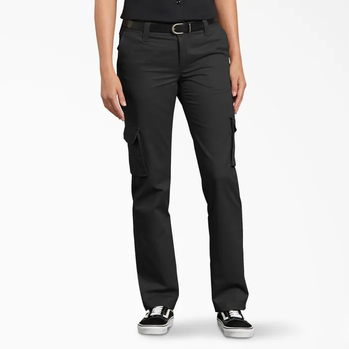Dickies Cargo Women039s FLEX Relaxed Fit Cargo Pants Black Black bk 8211 Women Dickies Cargo Women039s FLEX Relaxed Fit Cargo Pants Black Black bk 8211 Women