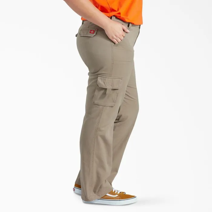 Dickies Cargo Women039s Plus Relaxed Fit Cargo Pants Rinsed Desert Sand Rinsed Desert Sand rds 8211 Women Dickies Cargo Women039s Plus Relaxed Fit Cargo Pants Rinsed Desert Sand Rinsed Desert Sand rds 8211 Women