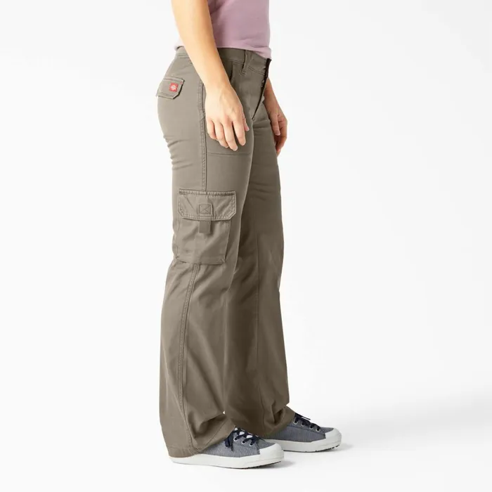 Dickies Cargo Women039s Relaxed Fit Straight Leg Cargo Pants Rinsed Pebble Brown Rinsed Pebble Brown rnp 8211 Women Dickies Cargo Women039s Relaxed Fit Straight Leg Cargo Pants Rinsed Pebble Brown Rinsed Pebble Brown rnp 8211 Women