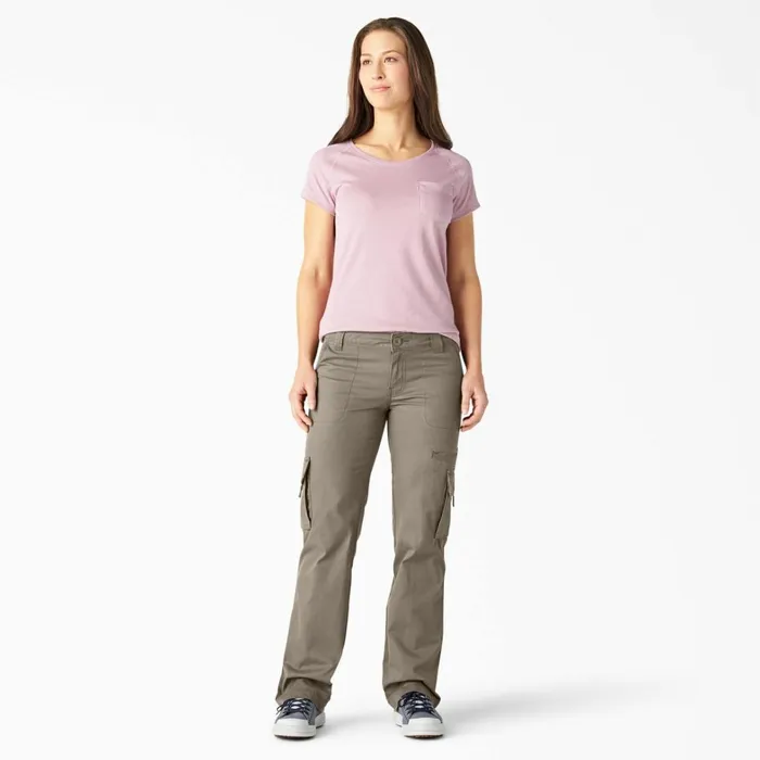 Dickies Cargo Women039s Relaxed Fit Straight Leg Cargo Pants Rinsed Pebble Brown Rinsed Pebble Brown rnp 8211 Women Dickies Cargo Women039s Relaxed Fit Straight Leg Cargo Pants Rinsed Pebble Brown Rinsed Pebble Brown rnp 8211 Women