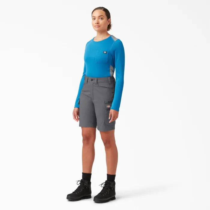 Dickies Cargo Women039s TempiQ 365 Shorts 9034 Graphite Gray Graphite Gray ga 8211 Women Dickies Cargo Women039s TempiQ 365 Shorts 9034 Graphite Gray Graphite Gray ga 8211 Women