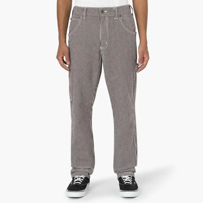 Dickies Carpenter Garyville Regular Fit Hickory Stripe Carpenter Pants EcruBrown Ecrubrown eub 8211 Men Dickies Carpenter Garyville Regular Fit Hickory Stripe Carpenter Pants EcruBrown Ecrubrown eub 8211 Men