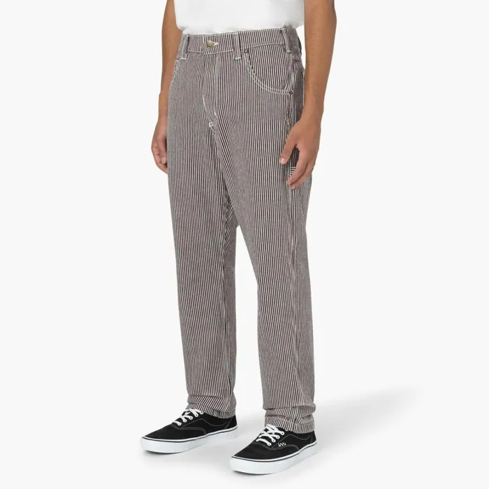 Dickies Carpenter Garyville Regular Fit Hickory Stripe Carpenter Pants EcruBrown Ecrubrown eub 8211 Men Dickies Carpenter Garyville Regular Fit Hickory Stripe Carpenter Pants EcruBrown Ecrubrown eub 8211 Men