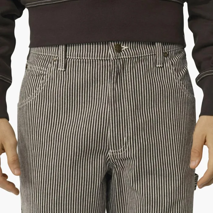 Dickies Carpenter Garyville Regular Fit Hickory Stripe Carpenter Pants EcruBrown Ecrubrown eub 8211 Men Dickies Carpenter Garyville Regular Fit Hickory Stripe Carpenter Pants EcruBrown Ecrubrown eub 8211 Men