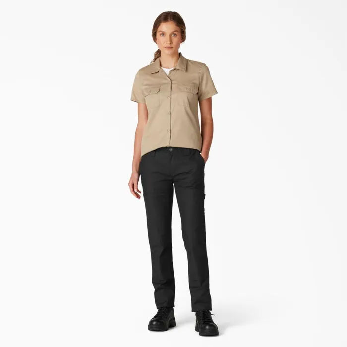Dickies Carpenter Women039s FLEX DuraTech Straight Fit Pants Black Black bkx 8211 Women Dickies Carpenter Women039s FLEX DuraTech Straight Fit Pants Black Black bkx 8211 Women