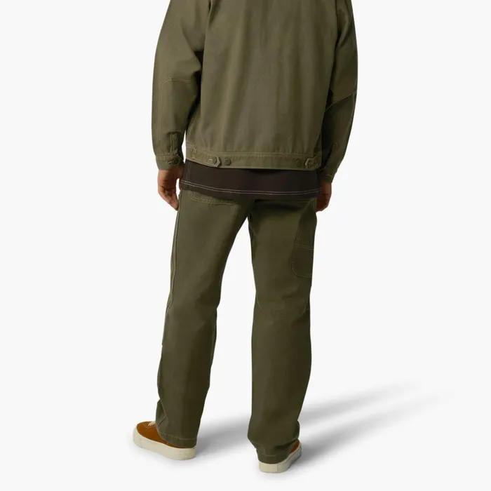 Dickies Double Knee Relaxed Fit Contrast Stitch Double Knee Duck Pants Stonewashed Military Green Stonewashed Military Green smw 8211 Men Dickies Double Knee Relaxed Fit Contrast Stitch Double Knee Duck Pants Stonewashed Military Green Stonewashed Military Green smw 8211 Men