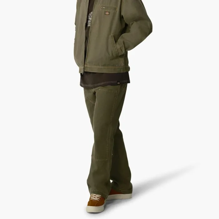 Dickies Double Knee Relaxed Fit Contrast Stitch Double Knee Duck Pants Stonewashed Military Green Stonewashed Military Green smw 8211 Men Dickies Double Knee Relaxed Fit Contrast Stitch Double Knee Duck Pants Stonewashed Military Green Stonewashed Military Green smw 8211 Men