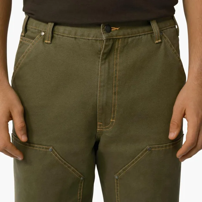 Dickies Double Knee Relaxed Fit Contrast Stitch Double Knee Duck Pants Stonewashed Military Green Stonewashed Military Green smw 8211 Men Dickies Double Knee Relaxed Fit Contrast Stitch Double Knee Duck Pants Stonewashed Military Green Stonewashed Military Green smw 8211 Men