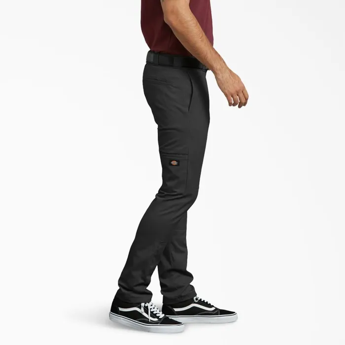 Dickies Double Knee Skinny Fit Double Knee Work Pants Black Black bk 8211 Men Dickies Double Knee Skinny Fit Double Knee Work Pants Black Black bk 8211 Men