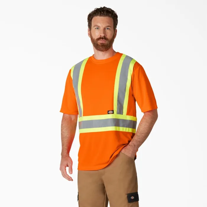Dickies Hi Vis Hi Vis Safety Short Sleeve TShirt ANSI Orange Ansi Orange ao 8211 Men Dickies Hi Vis Hi Vis Safety Short Sleeve TShirt ANSI Orange Ansi Orange ao 8211 Men