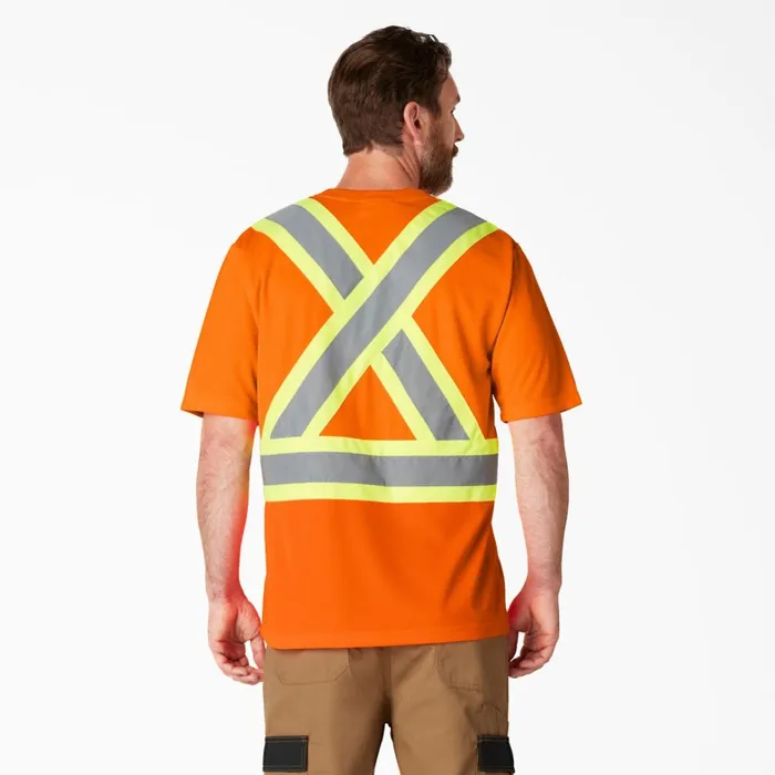 Dickies Hi Vis Hi Vis Safety Short Sleeve TShirt ANSI Orange Ansi Orange ao 8211 Men Dickies Hi Vis Hi Vis Safety Short Sleeve TShirt ANSI Orange Ansi Orange ao 8211 Men