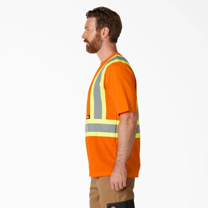 Dickies Hi Vis Hi Vis Safety Short Sleeve TShirt ANSI Orange Ansi Orange ao 8211 Men Dickies Hi Vis Hi Vis Safety Short Sleeve TShirt ANSI Orange Ansi Orange ao 8211 Men