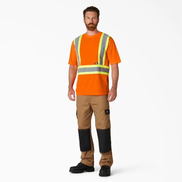 Dickies Hi Vis Hi Vis Safety Short Sleeve TShirt ANSI Orange Ansi Orange ao 8211 Men Dickies Hi Vis Hi Vis Safety Short Sleeve TShirt ANSI Orange Ansi Orange ao 8211 Men